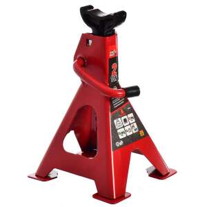 Suport de cric Big Red Jacks 2 tone, suport de cric roșu cu caracteristici de siguranță, pentru repararea și întreținerea autovehiculelor - Cricuri