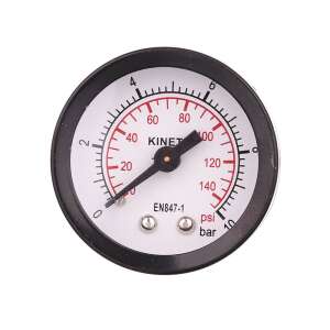 Ciferník manometra Kineti 0-10 bar s označením v baroch a psi - Technic