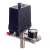 Pressure switch for compressor, 400V, PL-400 model, with two pressure gauges, safety valve, and pressure reducer