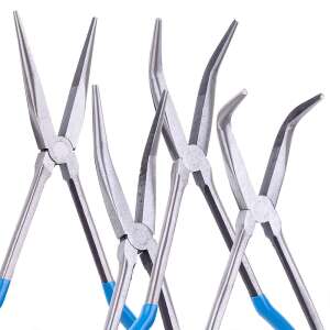 TECHNIC DN-H1116 long nose pliers set, 4 pieces, 280mm - Pliers