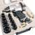Technic AT-5004SG 1/2" air impact wrench kit for wheel changing, includes sockets, extension, oiler, and carrying case