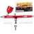 TC Technic B-130P Double Action Red Mini Airbrush with 0.3mm Nozzle, Full Set