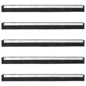 5 db vidaXL acél és gumi padlólehúzó fej, 45,5 x 2 x 5 cm - Partvis fej