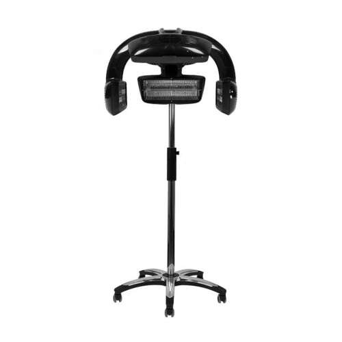 Rapid Black álló digitális infra lámpa fodrászathoz, professzionális hajápoláshoz