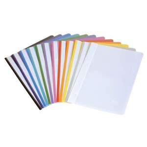 Assortment of Donau A4 PP white lever arch files, 12 different colors - File folder