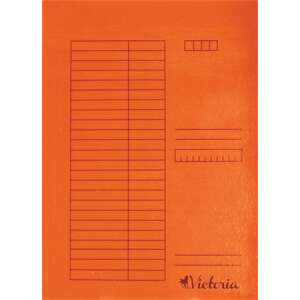 Narancssárga A4-es karton gyorsfűző, Victoria márka - Irattartó mappa