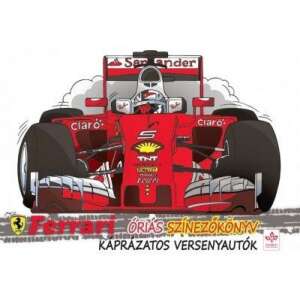 Káprázatos versenyautók - Ferrari óriás színezőkönyv 45493623 Foglalkoztató füzetek, kifestő-szinező