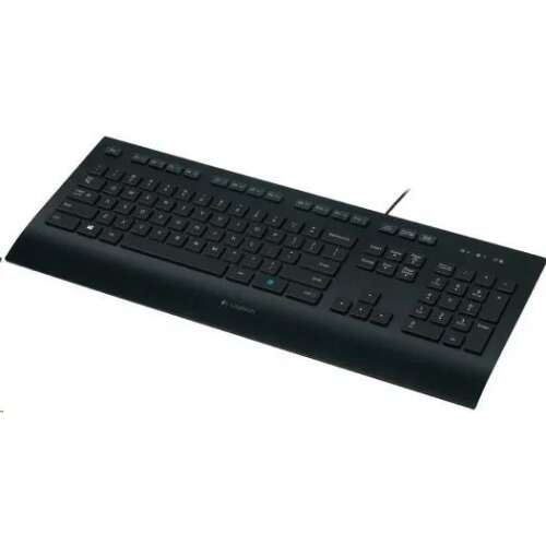 Logitech K280e for Business billentyűzet, fekete, teljes méretű, vezetékes, USB