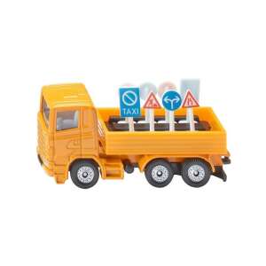 Siku 40239 (8 cm) narancssárga Scania teherautó táblákkal 37565786 Munkagépek gyerekeknek