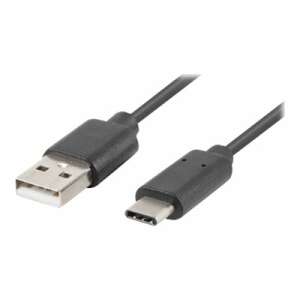 Kabel Lanberg USB-C do USB-A 3.1, 1 metr, czarny - Lanberg Kabel USB
