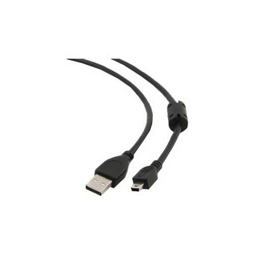 GEMBIRD CCF-USB2-AM5P-6 Gembird USB 2.0 A- MINI 5PM kábel, 1.8m, ferritmagos
