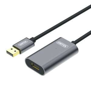 UNITEK Y-272 10 méteres USB 2.0 A-ról A-ra hosszabbító kábel, szürke - Unitek