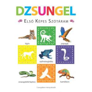 Csongorkert - Dzsungel Állatok - Képes Szótár - Szivacskönyv