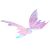 Motýlie krídla LED svetlá