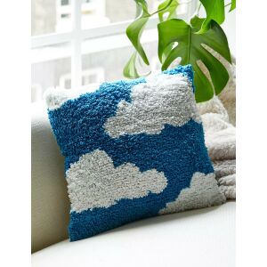 Urban Outfitters kék felhő mintás díszpárna - Díszpárna