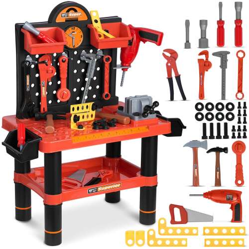Ricokids XL Toy Workshop - Red, Black