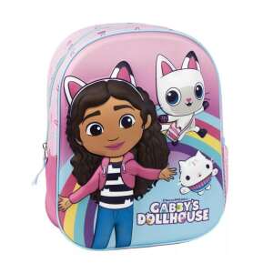 Gabby's Dollhouse 3D backpack for kids, pink with Gabby and Pandy, 31 cm - Cerdá