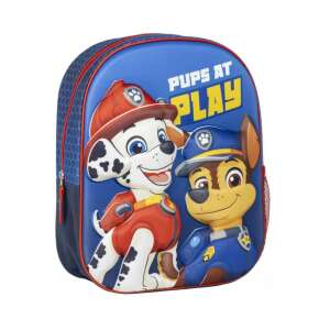 Раница Paw Patrol 3D за деца, синя с героите Chase и Marshall, дизайн Pups at Play - Аксесоари за детска градина