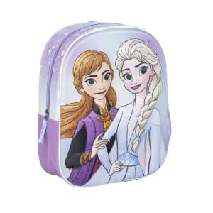 Раница Disney Frozen 3D за деца, лилава, с Ана и Елза - Аксесоари за детска градина