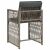 vidaXL Polyrattan Kerti Szék - 4 db - Szürke 165517844