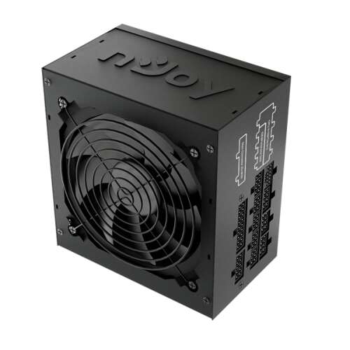 NJOY Alpha+ 750W 80 Plus Gold Модулно захранване, черно, страничен изглед