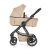 Side View of Petite & Mars ICON 2-in-1 Stroller with Beige Bassinet