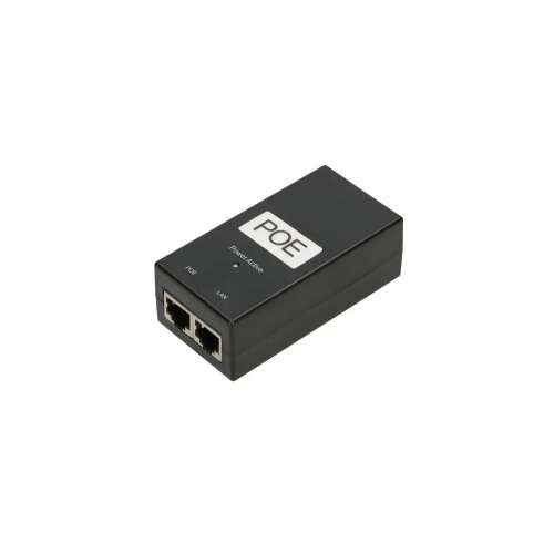 ExtraLink EX.14183 Gigabit PoE adapter, fekete, 2 port, power over ethernet