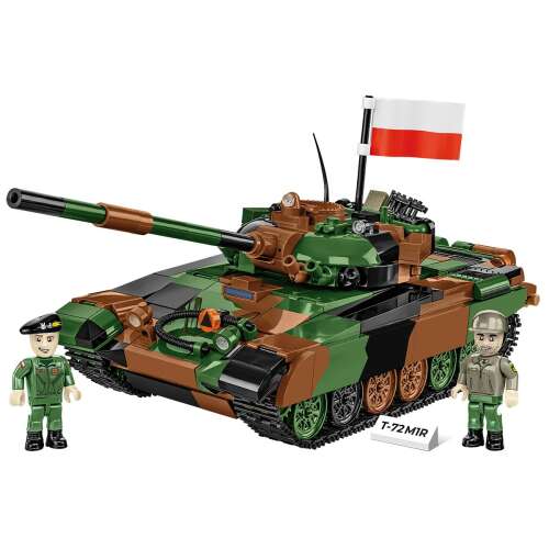 Set de construcție Cobi T-72M1R (PL/UA) tanc, 724 piese, cu două figurine