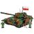 Cobi T-72M1R Tanc Set de Construcție cu steag polonez și figurine - Vedere unghiulară