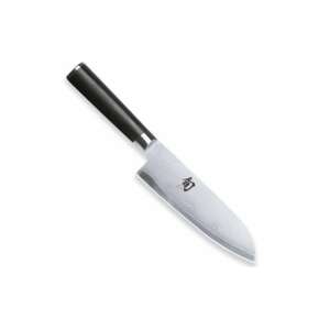KAI Shun Classic Santoku kés, 18cm, fekete pakkafa markolat, damaszk acél - Konyhakés