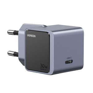 Ugreen Nexode Air 30W USB-C Wall Charger, Gray - Phone Charger