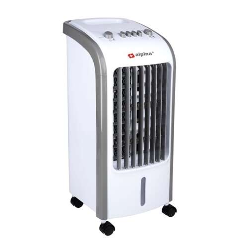 Mobilny klimatyzator i nawilżacz powietrza Alpina, biały, 80W, pojemność zbiornika 4L