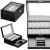 Springos HA1063 Watch box with organizer drawer 30 x 20 x 13 cm - Black 104046781
