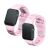 Két 3mk Púderrózsaszín Szilikon Apple Watch Pánt