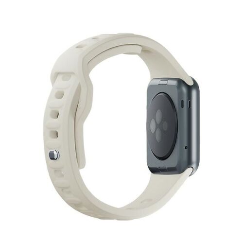 3MK Beżowy Silikonowy Pasek do Apple Watch 42/44/45/49mm