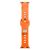 3mk Narancssárga Szilikon Apple Watch Szíj - Lapos Nézet