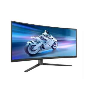 Philips Evnia 34M2C6500 34-inch curved QD OLED gaming monitor, side view - Philips Monitor
