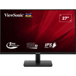 Monitor ViewSonic VA270-H de 27 inci Full HD 1080p cu timp de răspuns de 1 ms, rată de reîmprospătare de 100 Hz și panou IPS - Viewsonic Monitoare