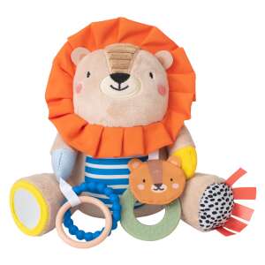 Taf Toys Harry the Lion developmental toy, multi-sensory plush toy with rings, mirror, and textures - Plush Toy