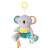 Taf Toys Kimmy the Koala developmental toy, grey plush koala with colorful rings and textures, hanging