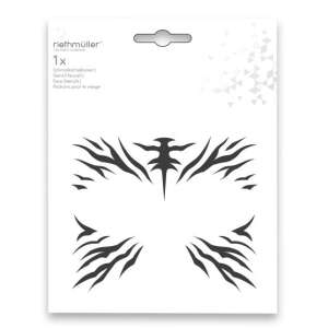 Șablon pentru tatuaj facial tigru, Tigris arc tetoválás sablon, Riethmüller - Vopsele pentru fata