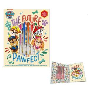 Paw Patrol The Future is Pawfect coloring set with gel pens, featuring Chase, Marshall, Skye, and Rubble - Office paper product