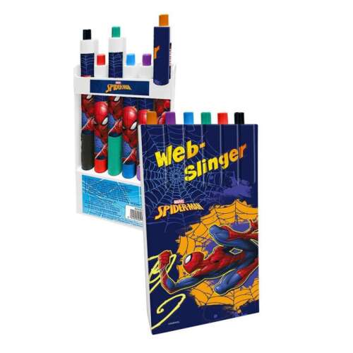 Spiderman Web-Slinger set de 6 markere colorate