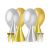 Gold and Silver Party Decoration Set with Balloons, Hats, and Blowouts