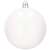 White Christmas tree ornament, 8 cm, Springos