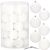 Springos 30-Piece White Christmas Ornament Set in Tube