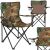 Springos Cs0110 Camouflage Campingstuhl mit Getränkehalter, verschiedene Ansichten