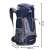 Springos Trekking 60L Backpack, blue and grey, dimensions