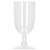 Pahar de vin transparent din plastic pentru picnic