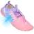 Springos® Wasserschuhe für Damen, rosa und lila, Größe 36, zeigt das atmungsaktive Material